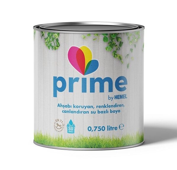 Hemel Prime Su Bazlı Ahşap Vernik-Beyaz