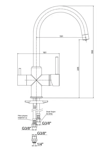DUAL FLOW ARITMALI EVİYE (MUTFAK) BATARYASI