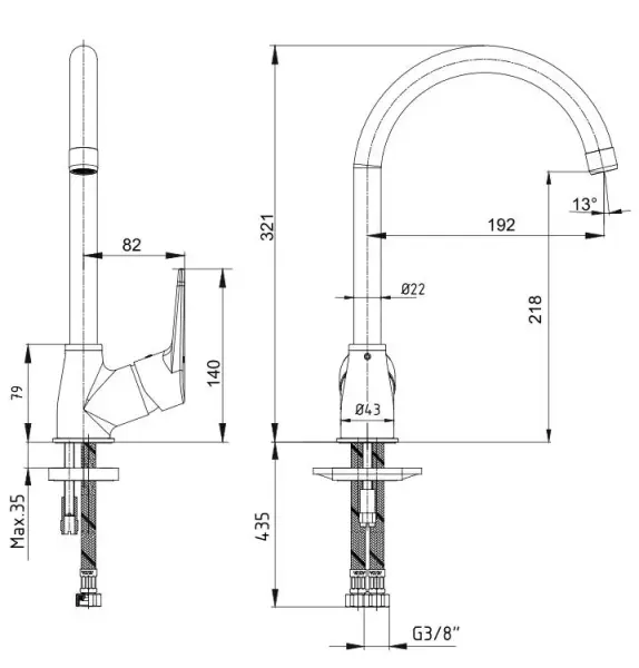 SPYLOS EVİYE (MUTFAK) BATARYASI