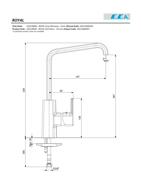 ROYAL EVİYE (MUTFAK) BATARYASI