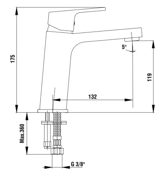 TİERA LAVABO BATARYASI