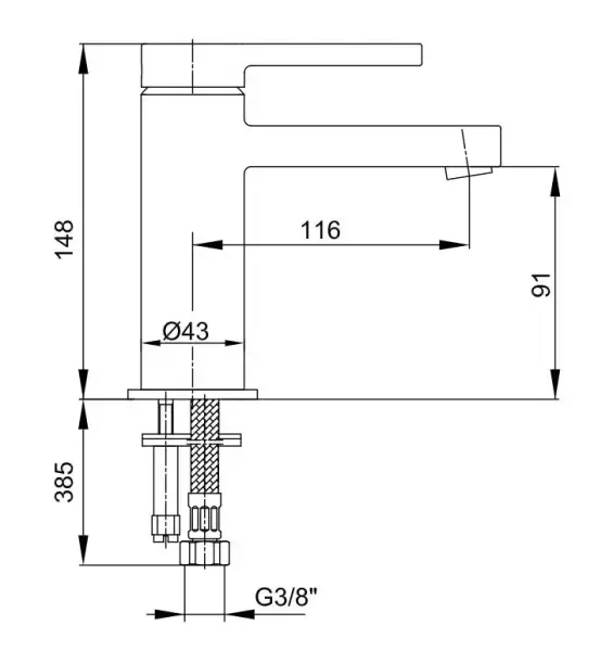 MİNA LAVABO BATARYASI