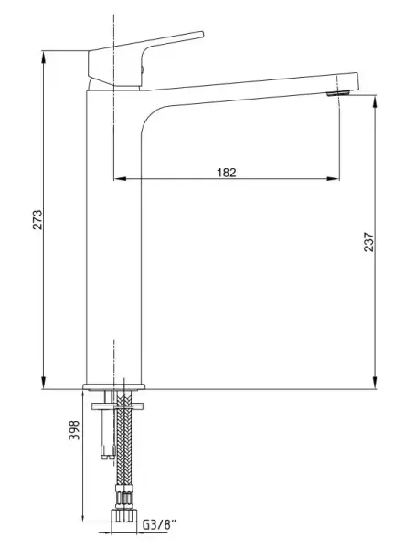 TİERA YÜKSEK TİP LAVABO BATARYASI