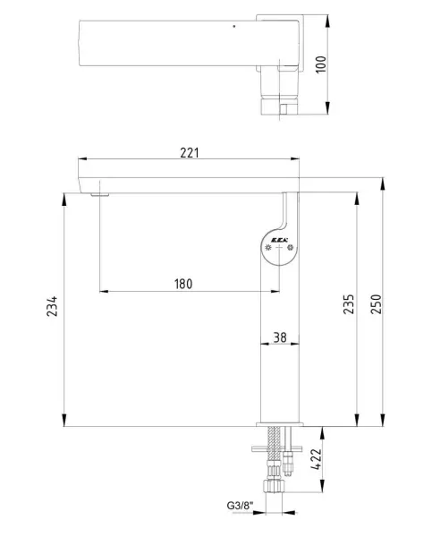 ICON YÜKSEK TİP LAVABO BATARYASI