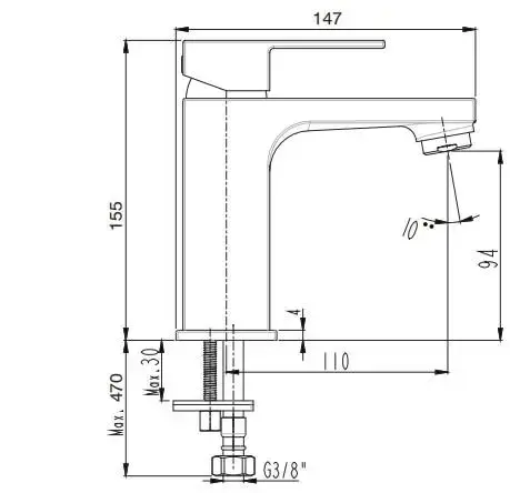 AR MELİA LAVABO BATARYASI