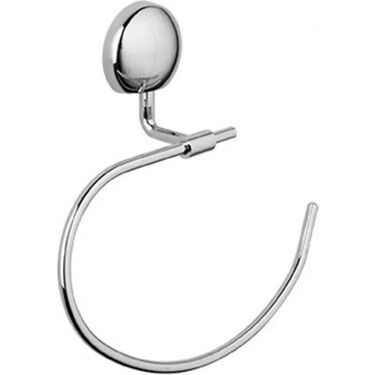 Bora Banyo Yuvarlak Havluluk Paslanmaz Krom