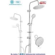 Ark Yağmurlama 2 Fonksiyonlu Tepe Duş Seti Kolonu Slim