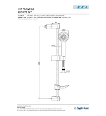 Eca Spil Askılı Banyo Üst Takım