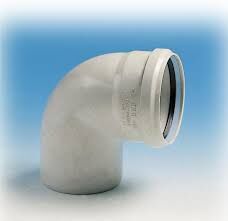 Ege Yıldız Pvc B Tipi Sabit Contalı Kapalı Dirsek /87,5°
