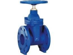 Duyar Elastomer Sitli Sürgülü Vana (F4) T-1430 Pik Döküm DN 100