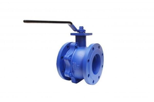 Duyar Tam Geçişli İki Parçalı Küresel Vana Pik Döküm PN16