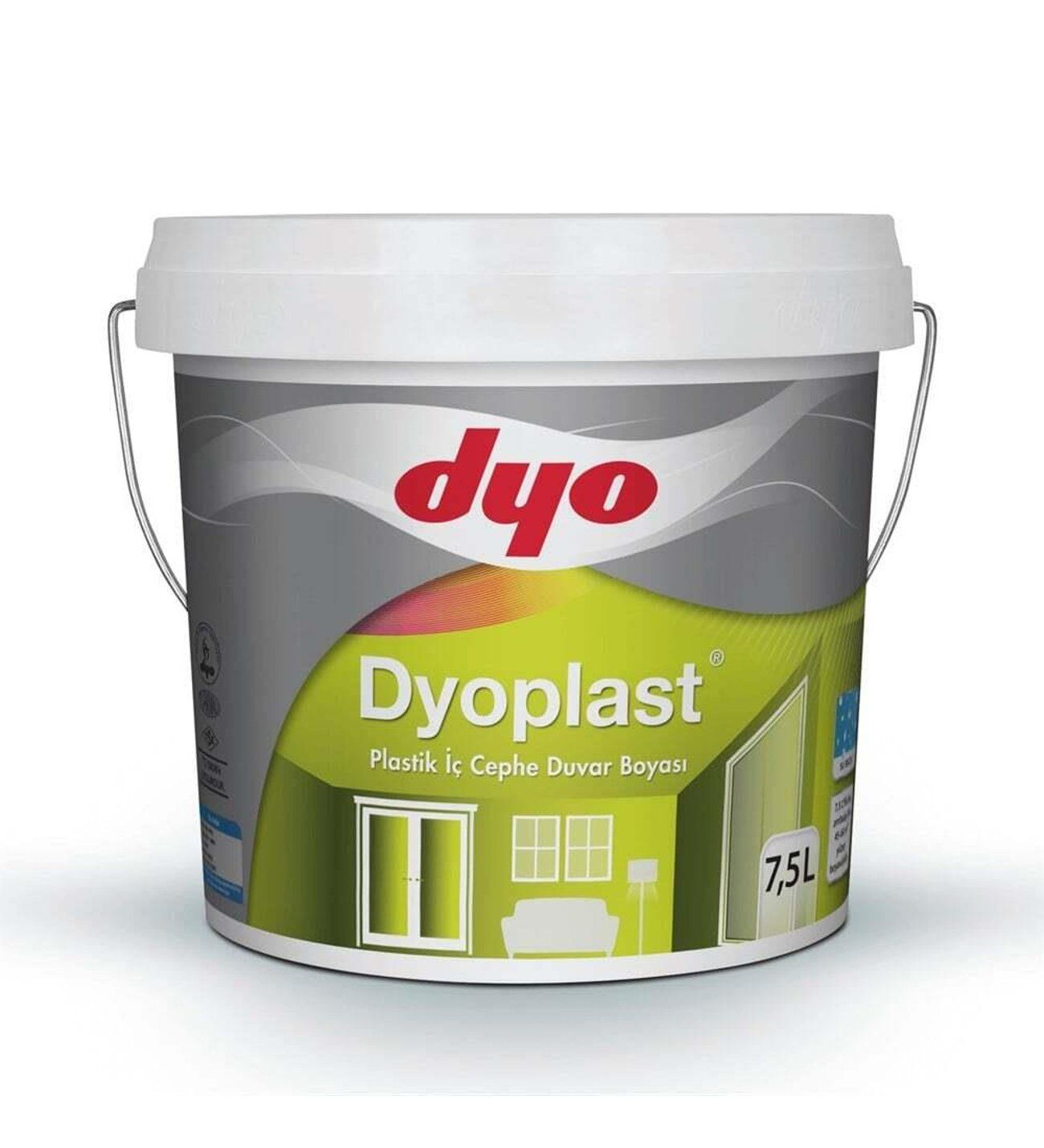 DYO Dyoplast İç Cephe Plastik Boyası 7.5 Lt