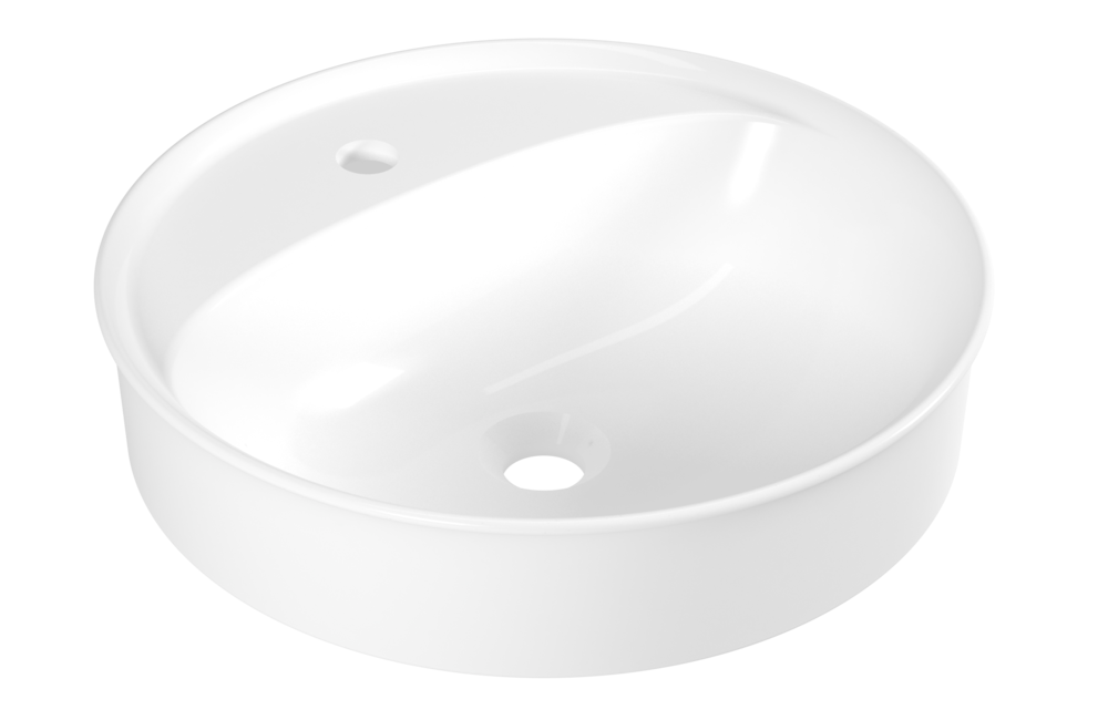 Serel Nita Yuvarlak Tezgah Üstü Lavabo, 46 cm