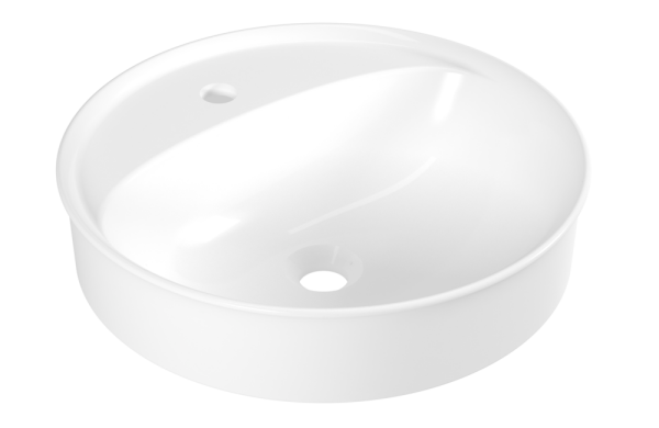 Serel Nita Yuvarlak Tezgah Üstü Lavabo, 46 cm