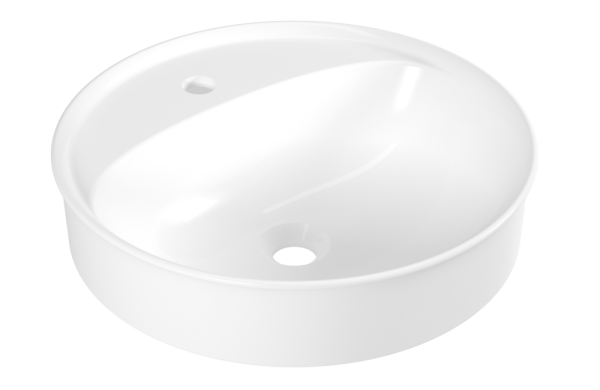 Serel Nita Yuvarlak Tezgah Üstü Lavabo, 46 cm