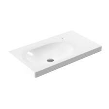 Serel Sapphire Tezgah Üstü Lavabo, 80 cm (Soldan Armatür Delikli)