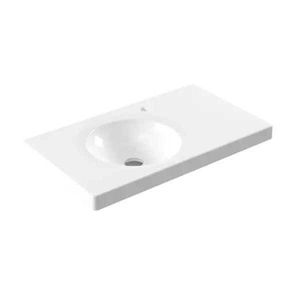 Serel Sapphire 46x80 cm Etajerli Mobilya Dolap Uyumlu Lavabo