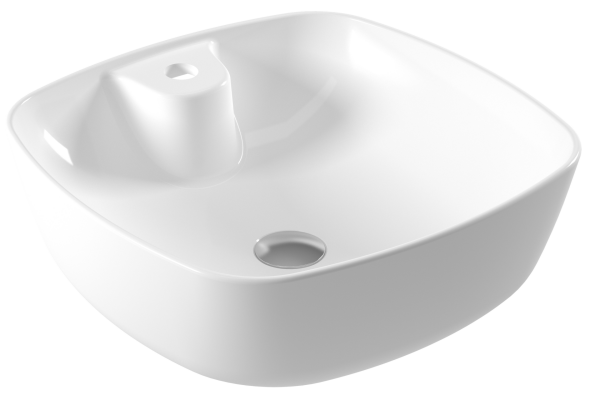 Tezgah Üstü Kare İnce Lavabo 46 cm.
