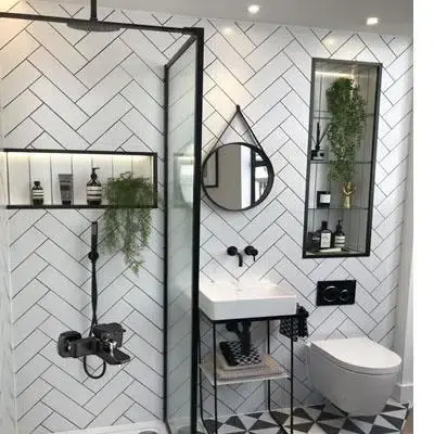 Ar Lunetta Banyo Duş Bataryası Mat Siyah